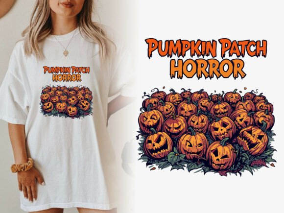 Pumpkin Patch Horror Png