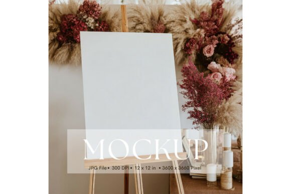 Welcome Sign, Wedding Sign Mockup_148: A Versatile Design Tool for Creators