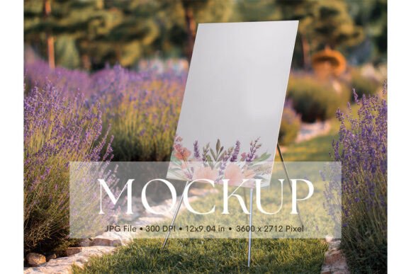 Welcome Sign, Wedding Sign Mockup_17: A Professional Way to Showcase Your Artwork