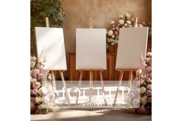 Welcome Sign, Wedding Sign Mockup_177: A Simple Way to Showcase Your Artwork