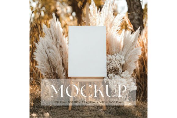 Welcome Sign, Wedding Sign Mockup_184: A Versatile Design Tool for Creators