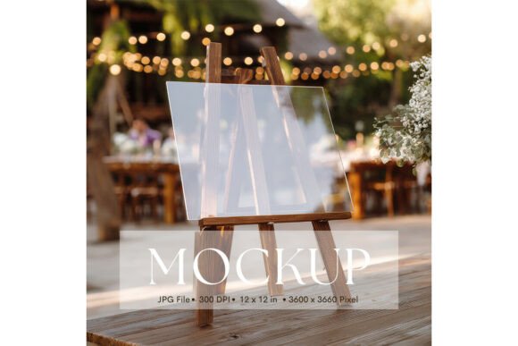Welcome Sign, Wedding Sign Mockup_197: A Versatile Tool for Creative Expression