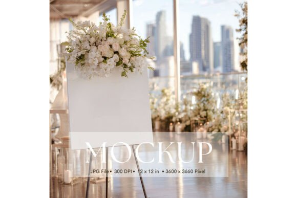 Welcome Sign, Wedding Sign Mockup_201: A Versatile Tool for Creative Professionals