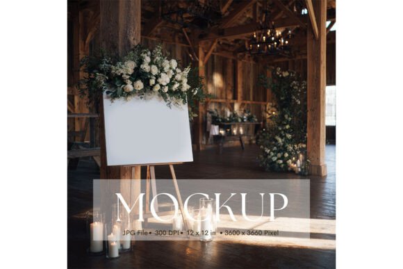 Welcome Sign, Wedding Sign Mockup_206