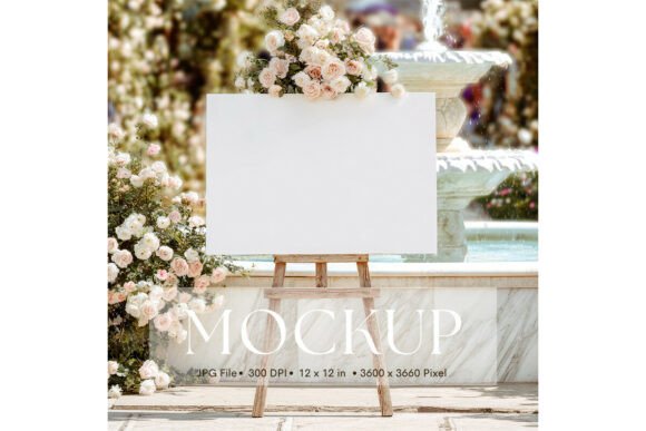Welcome Sign, Wedding Sign Mockup_208