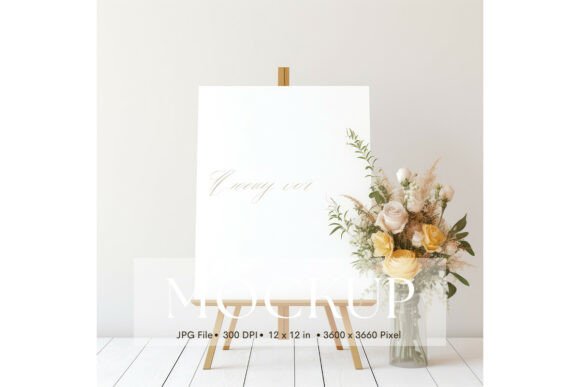 Welcome Sign Wedding Sign Mockup 223