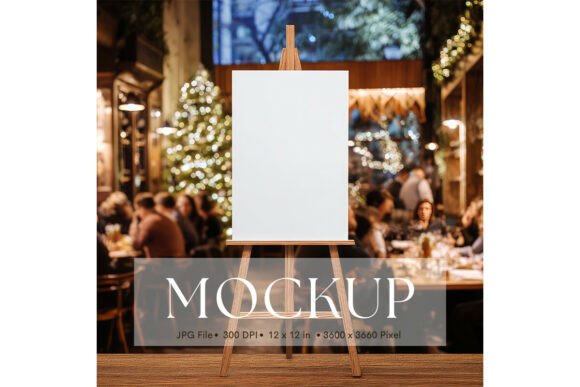 Welcome Sign, Wedding Sign Mockup_233: A Versatile Tool for Creative Presentation