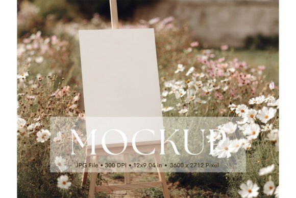 Welcome Sign Wedding Sign Mockup 51
