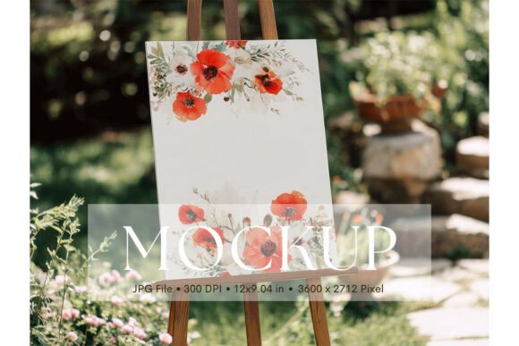 Welcome Sign, Wedding Sign Mockup_6: A Versatile Tool for Creative Presentations