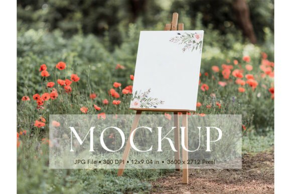 Welcome Sign, Wedding Sign Mockup_8: A Stylish Way to Showcase Your Artwork